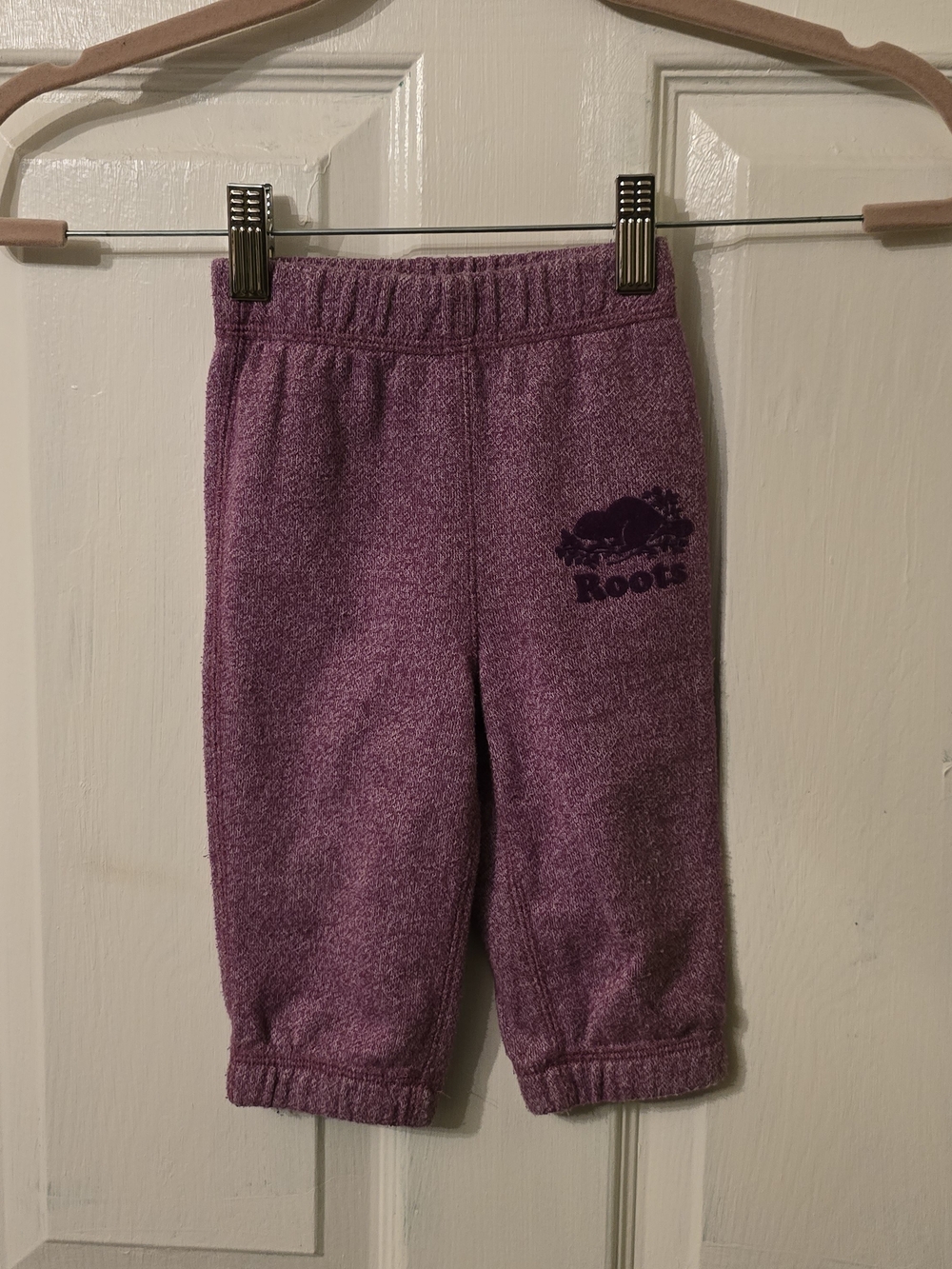 Roots Kids Plum Fleece Joggers